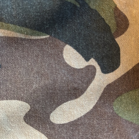 L.Y.Z Camo Cargo Pants Relaxed Fit Green Brown Size 26 - Picture 3 of 8